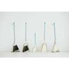 Yamazaki Sangyo Broom Stand with Dustpan, Allen Black Fern, 2989.jp+, Dusty, 83cm Tall, 175888