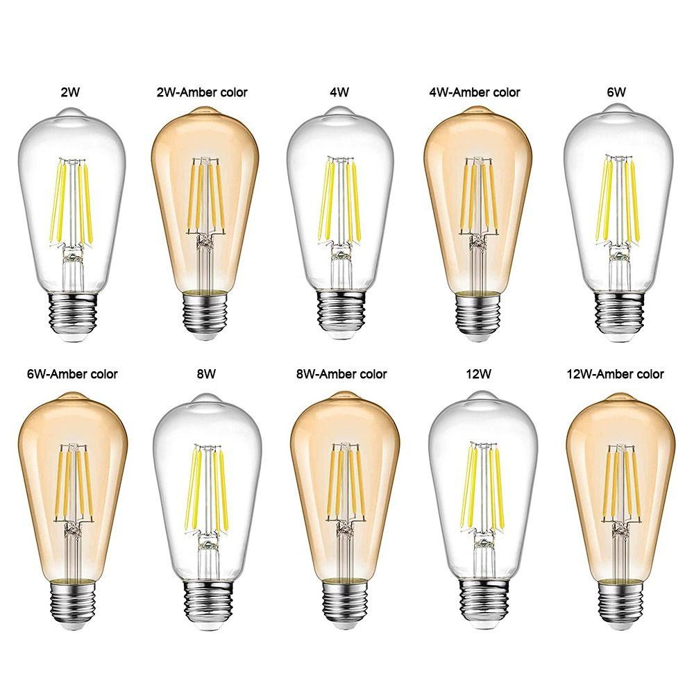 Светодиодная лампочка E27 ST64 ST64 Лампочка-свеча Горячая хрустальная лампочка для украшения дома