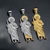 Нержавеющая Сталь Новая 316 Нержавеющая Сталь Святой Иуда Нержавеющая Сталь Позолоченная Иисус Кулон Ожерелье