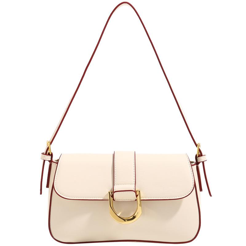 Новая модная высококачественная универсальная сумка через подмышку, французская сумка через плечо, маленькая женская сумка-мессенджер