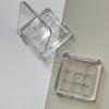 9 Grids Empty Eyeshadow Case Palette Eye Makeup Storage Dish For Women Girls Makeup Beginners Diy Eye Shadow Tool
