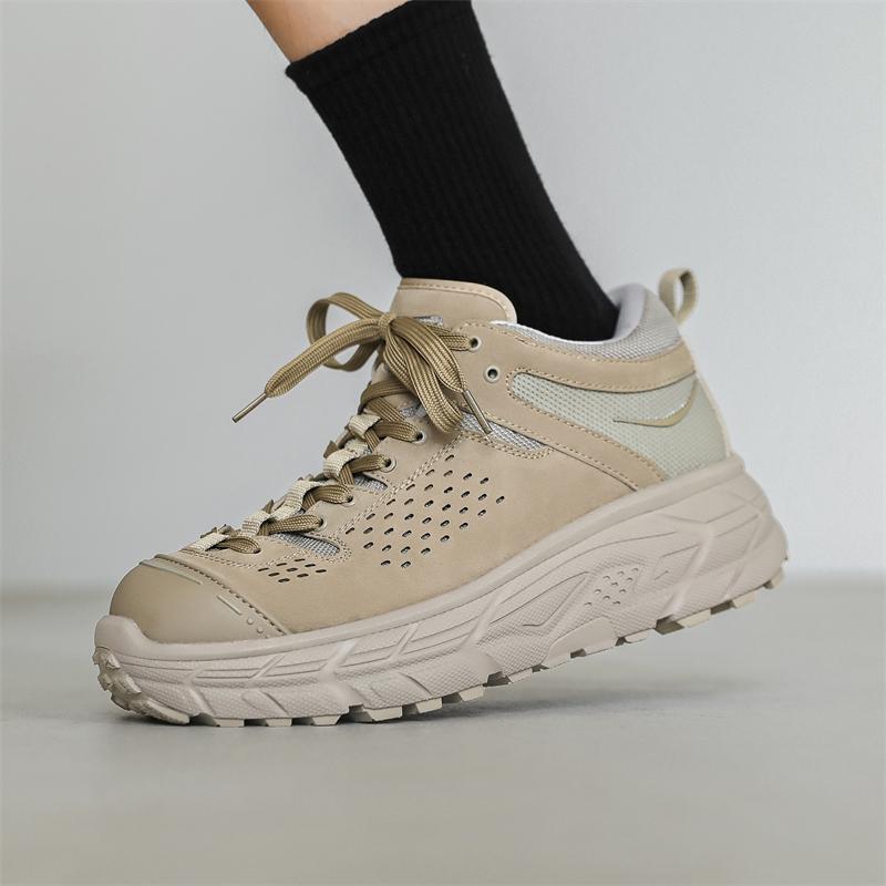 Модные мужские кроссовки для походов Модный уличный универсальный стиль Для отдыха на свежем воздухе Для прогулок Повседневные офисные вечеринки Толстая подошва Дышащая обувь