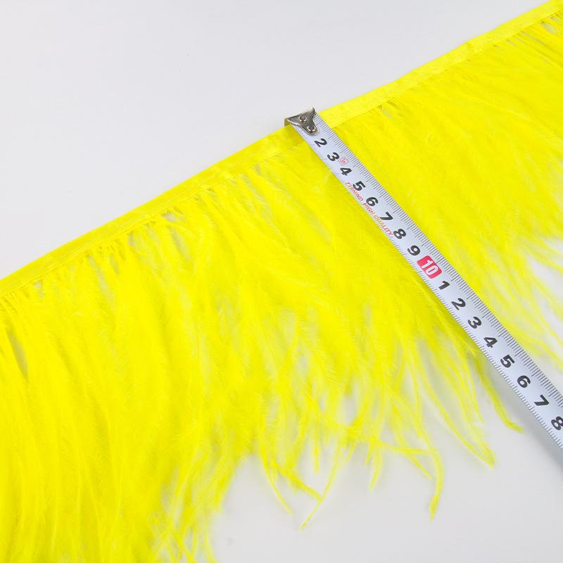Ostrich Hair Diy Jewelry Accessories Feathers Ostrich Feathers Clothes Cuffs Skirt Decoration