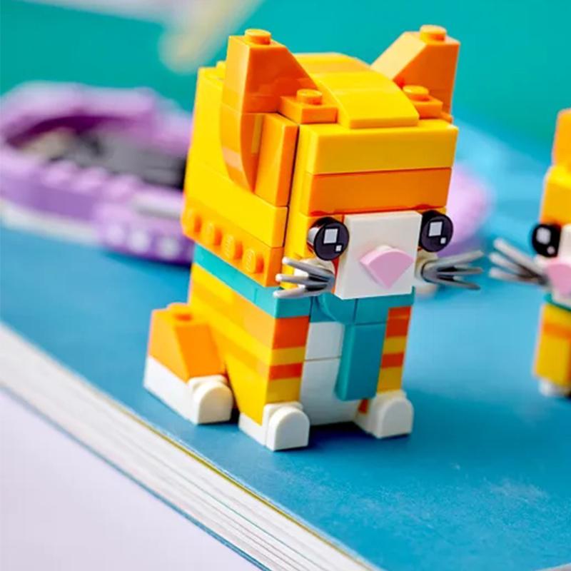 LEGO Конструктор Brickheadz Желтый Тигр 269 деталей 40480