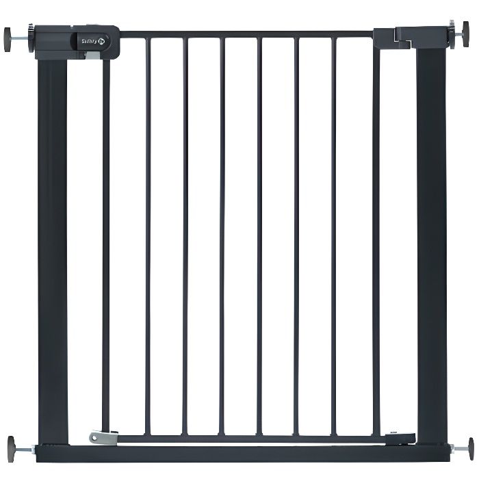 Barriere de sécurité enfant Easy Close Metal - SAFETY 1ST - Réglable de 73 a 80 cm - pression, sans vis ni perçage - Anthracite - Mé