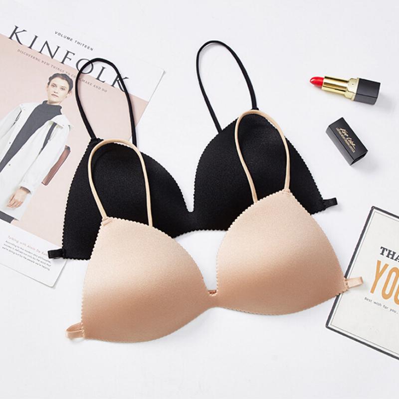 Women Sexy Silicone Bra Breathable Push Up Bra Seamless Bras Lingerie Bras