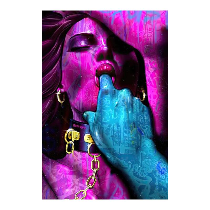 Sexy Pictures On The Wall Modern Fashion Posters and Prints for Living Room Lover Sex Canvas Picture for Home Room Decor