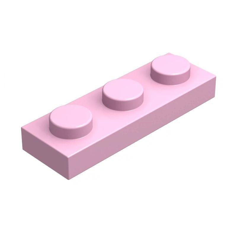 60 шт./лот Пластина MOC 1x3 Совместимая с 3623 Детские игрушки Строительные блоки DIY Частицы Пластина Техническая игрушка