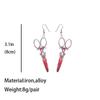 Sharp Knife Korean Style Dangle Earrings Women Halloween Earrings Party Jewelry Men Stud Earrings