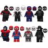 Mini Figure Superhero Hero Marvel Spider Man Building Block Toy 8pcs