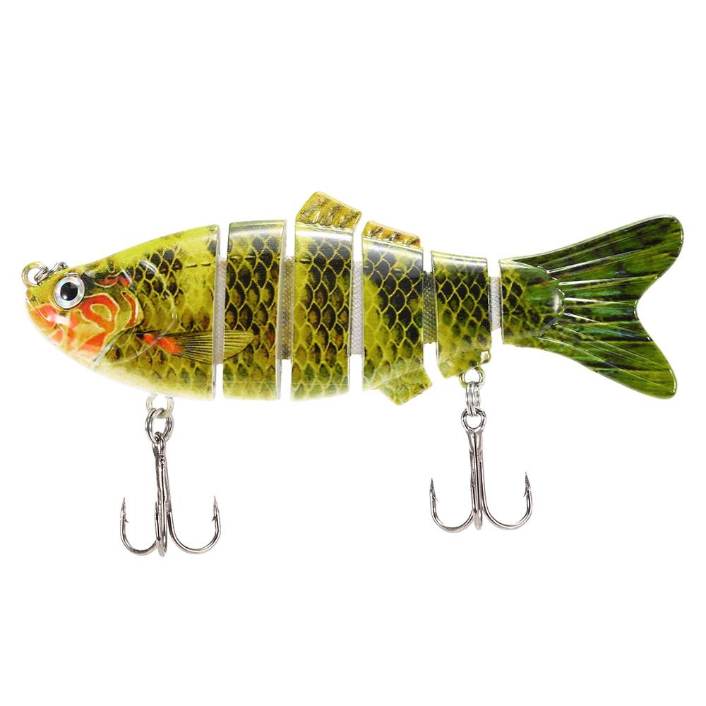 10cm/20g Lifelike 6 Jointed Sections Swimbait Fishing Lure Crankbait Hard