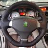 Для Peugeot 308 RCZ 3008 5008 Рукоятка рулевого колеса автомобиля из кожи, сшитая вручную
