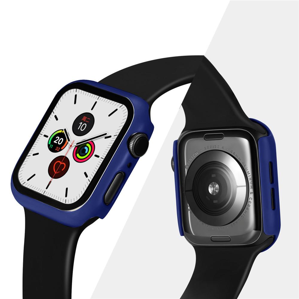 Чехол для часов Apple Watch 5/4 40 мм / 44 мм, бампер для ПК со стеклянной защитной пленкой для iwatch Series 3/2 38 42 мм аксессуары