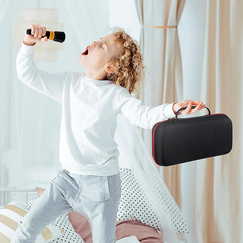 Органайзер для беспроводного микрофона STOBOK Чехол для беспроводного микрофона Сумка для хранения чехла для микрофона EVA Дорожный чехол с толстой губкой