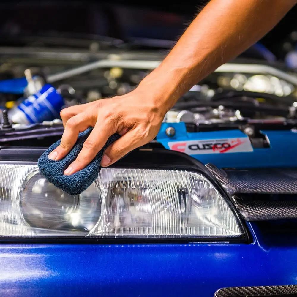 2/10 шт. Автомобильные полировальные губки для воска, микрофибровые полировальные губки, мягкие автомобильные восковые губки для детейлинга, чистящая пена, подушечки для ухода за лакокрасочным покрытием автомобиля