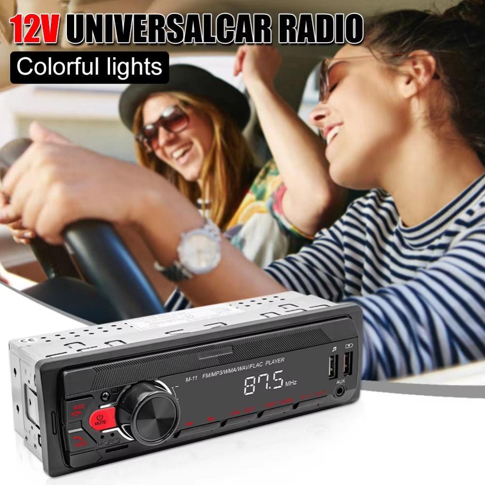 12V Bluetooth Автомобильный MP3-плеер Светодиодный дисплей Автомобильный MP3-плеер Высокое качество Автомобильное FM-радио Универсальный