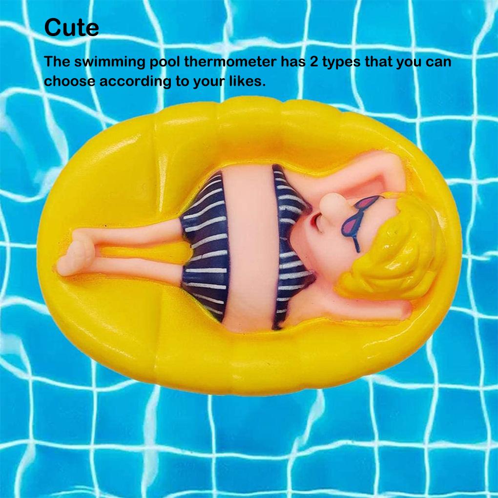 ABS бассейн вода милый мультфильм дрейфующий точный джакузи пруд для рыбы измеритель температуры измеритель