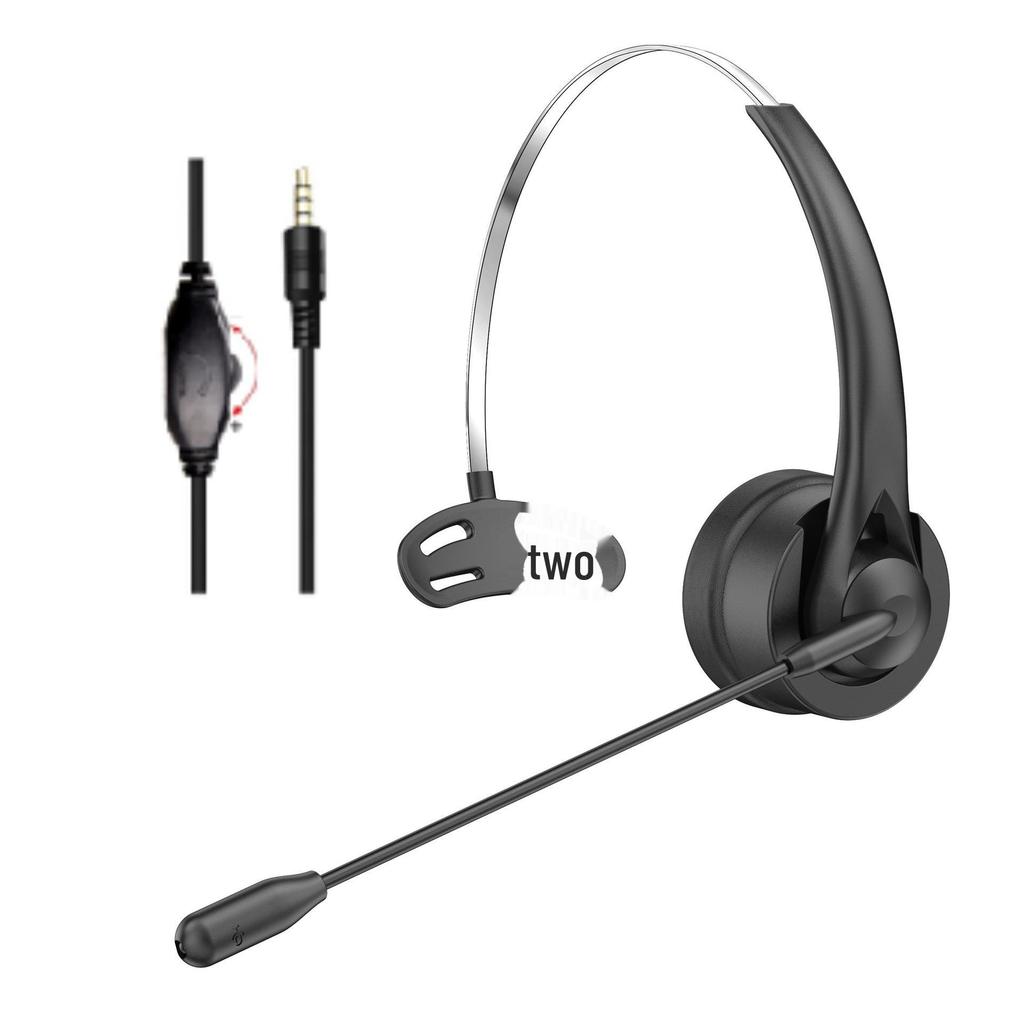 Проводная USB-гарнитура для обслуживания клиентов и музыки - Совместима с мобильными телефонами и компьютерами