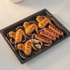 Striped Groove Grilling Tray with Handle Grilled Fish Platter Outdoor BBQ Grill Pan  Camping