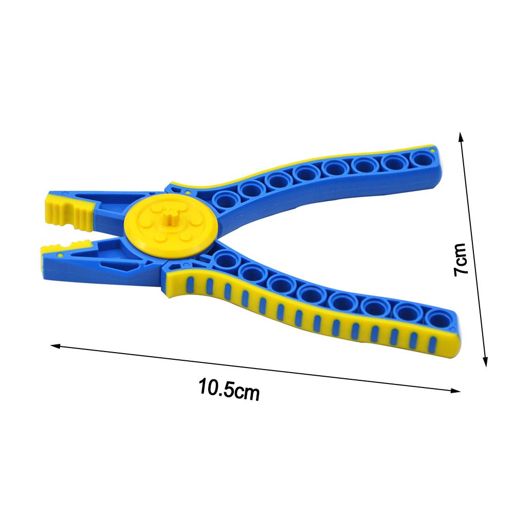 DIY assembly Brick Smart Building Block Tool Designer with high-tech Tool Technology Parts Hammer Plier Clip remover