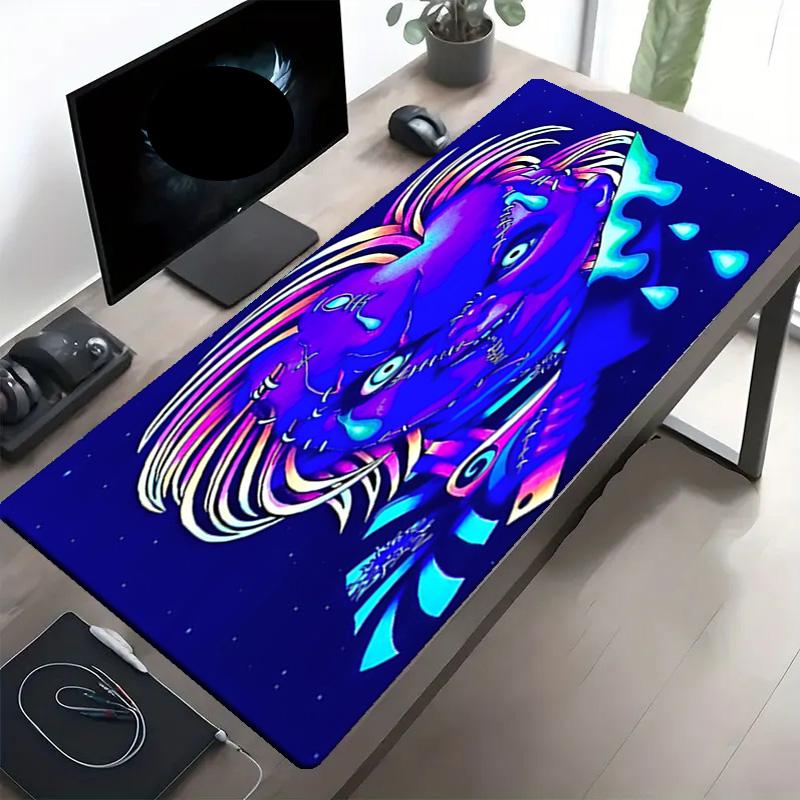 Bride of Chucky Print Mouse Pad, Anti‑Slip Desktop keyboard Mat, for PC Laptop Gaming Working Daily Use, Cool Festival Surprise Gift