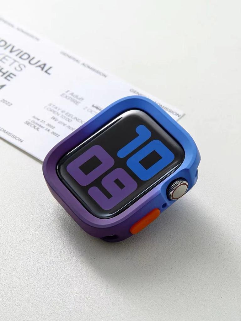 Мягкий силиконовый бампер для Apple Watch Ultra 11 10 9 8 7 6 SE 5, противоударный матовый чехол, защищающий от падений, для iwatch 49 мм 41 мм 42 мм 46 мм 40 мм 44 мм 45 мм