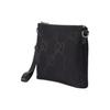 Gucci Detachable Shoulder Strap Zipper Closure Canvas Messenger Bag Men Shoulder Bags Black 739668-FABRP-1000