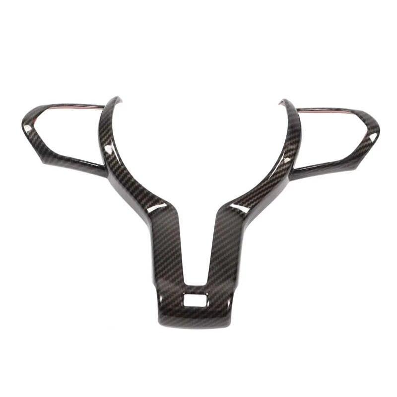 Carbon Fiber Style Car Steering Wheel Trim Cover Fit For BMW M2 M3 M4 M5 X5M F Steering Wheel Decor Accessories