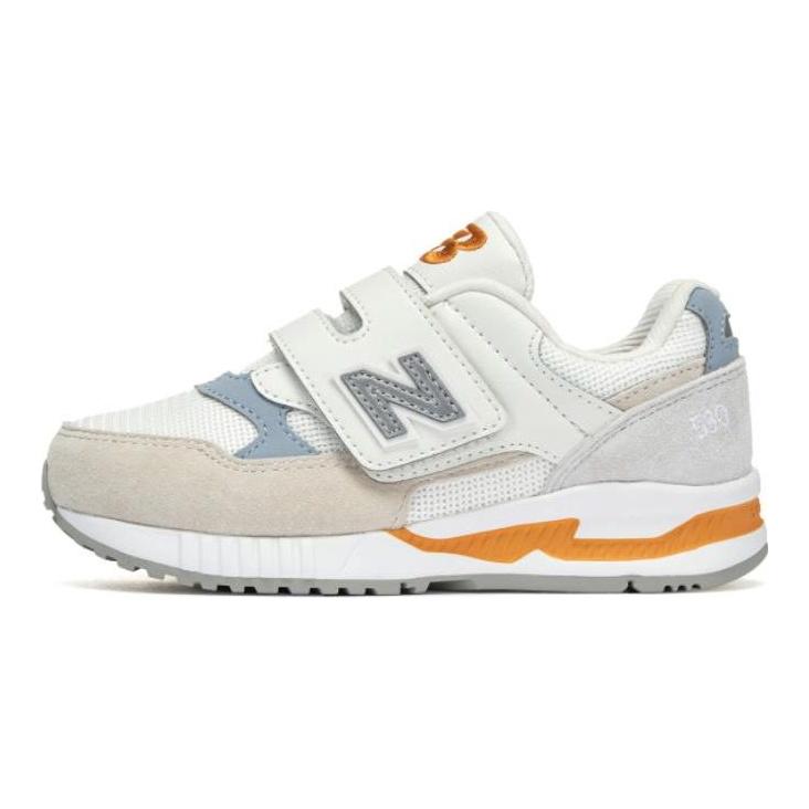 New Balance NB Серия 530 Удобные Универсальные Низкие Повседневные Кроссовки Детские кроссовки Белый Серый PV530GC