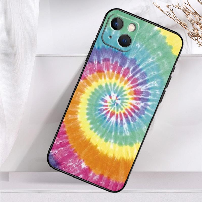 Trippy Tie Dye Hippie Art Phone Case For iPhone 16 15 14 13 12 11 Pro Max Mini X XR XS Max 7 8 Plus Back Cover