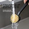 Nonstick Cookware Cleaning Brush With Long Handle And Durable Plastic Construction