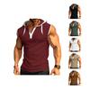 European and American Style Men's Summer Waistcoat Hooded Sleeveless Vest Fashion Casual Tank Top