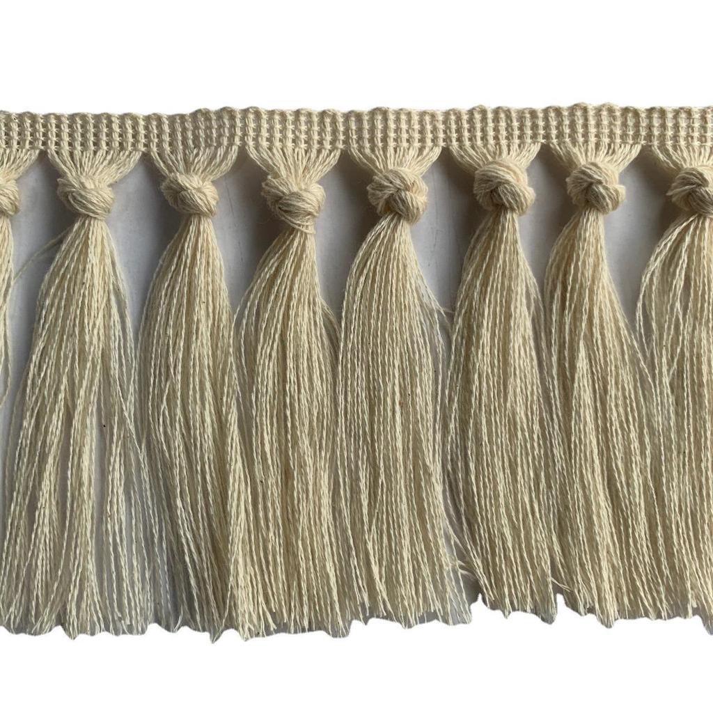 Elastic Knotted Tassel Cotton Thread for DIY Sofa, Curtain, Tablecloth, and Clothing Accessories