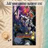 Beach TowelMy Hero Academia Custom Name Text Personalized Soft Towel for Beach Pool Indoor Home Decor Gift