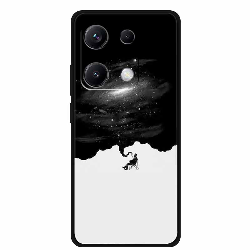 Чехол для Redmi Note 14S Роскошный Мягкий Силиконовый Задний Чехол из ТПУ Чехлы для Телефона для Xiaomi Redmi Note14S Защитный Милый Бампер Чехол