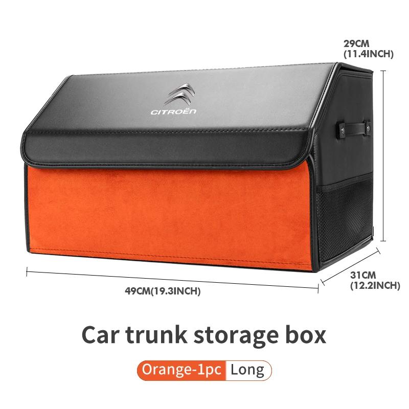 POOR1 Car Trunk Storage Box Multiuse Portable Storage Organizer Tool For Citroen C5 C1 C2 C6 C4L DS3 DS4 DS5 C-Elysee Grand Berlingo