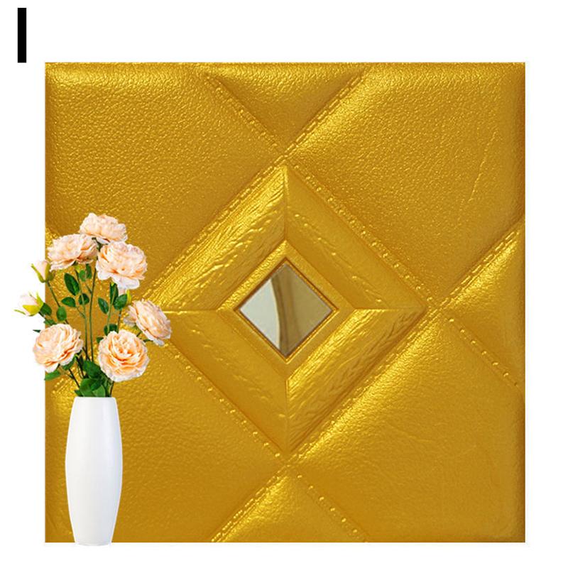 1PC 3D Wall Sticker for Living Room Background Brick Self Adhesive 30x30cm Home Decoration