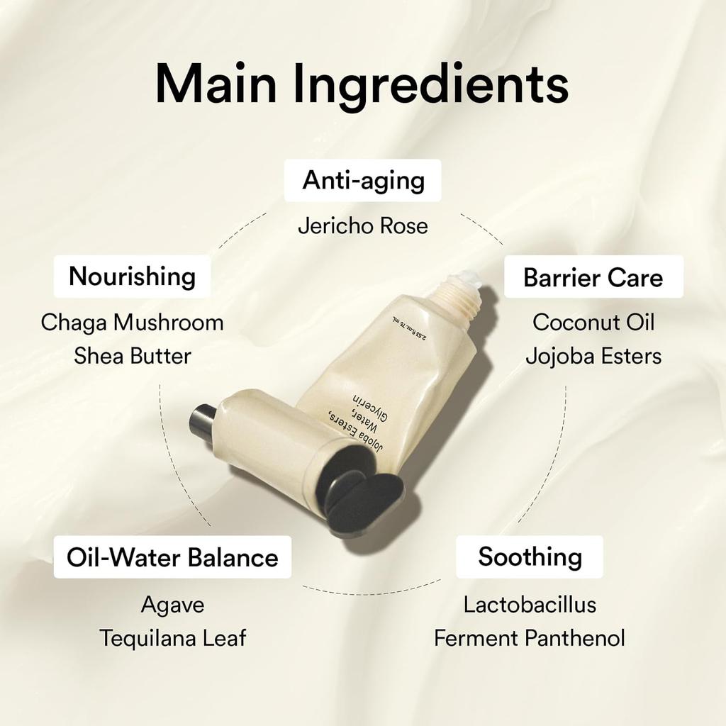 ABIB Крем «Иерихонская роза» – Гипоаллергенный антивозрастной увлажняющий крем для сухой и чувствительной кожи (75 мл / 2,53 жидких унции)