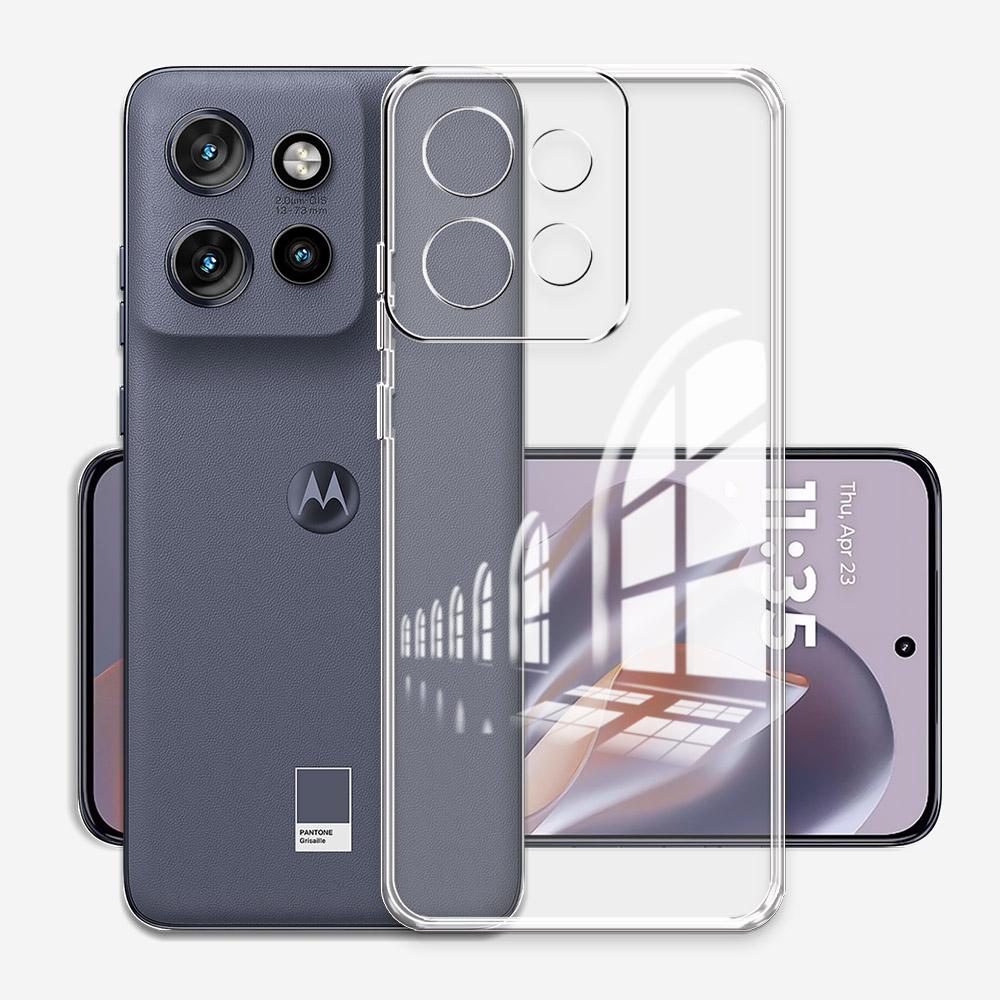 For Moto Edge 50 Neo Moto S50 Case Clear Soft Silicone Bumper Phone Case For Moto Edge 50 Fusion Transparent Shockproof Cover