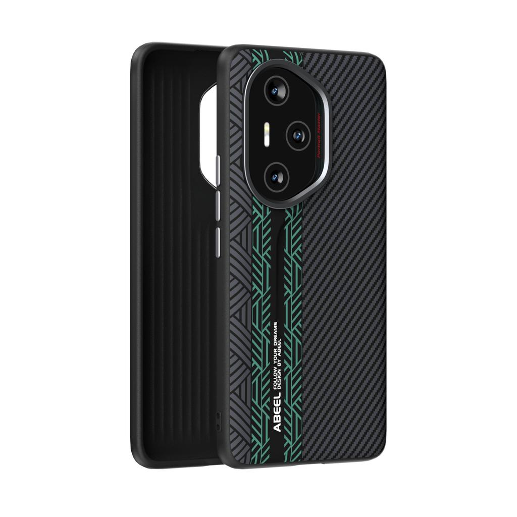 Чехол для Honor 300 Pro Тонкий Шероховатый Протестирован на падение Гибридный Чехол-оболочка из Углеродного Волокна Алюминиевый Объектив Honor Противоскользящий Захват Ударопрочный
