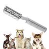 Металлические лезвия для стрижки шерсти домашних животных, расческа для груминга кошек, триммер для кошек, расческа для удаления шерсти, расческа для шерсти собак