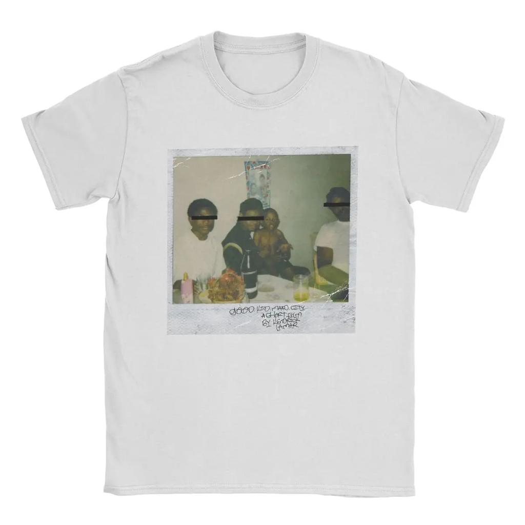 Novelty Rapper Kendrick Lamar T-Shirt Round Neck Pure Cotton T Shirts Short Sleeve Tees Gift Idea Tops