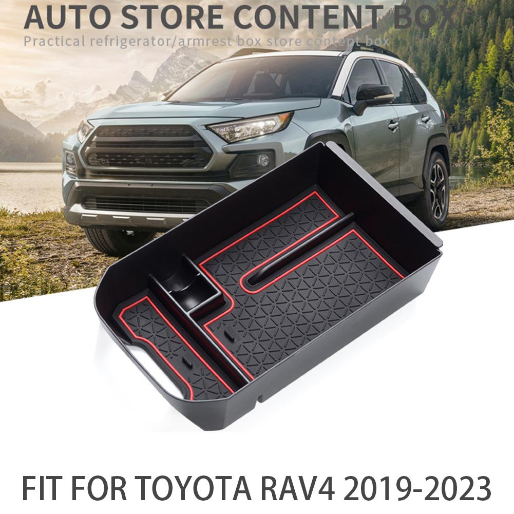 Для Toyota RAV4 2019-2023 автомобильный центральный подлокотник, центр хранения, органайзер, консоль, водонепроницаемый доступ J3Z5