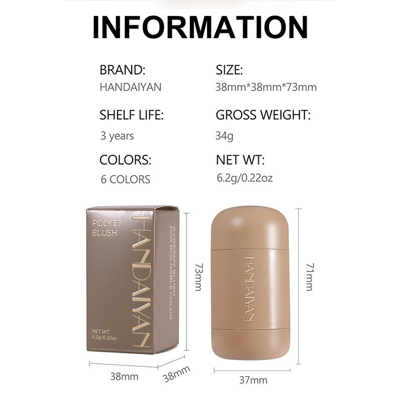 Женский хайлайтер, румяна, консилер для лица, бронзаторы, хайлайтеры, карандаш, косметический 3D-макияж, контурный карандаш, бархатный карандаш для румян