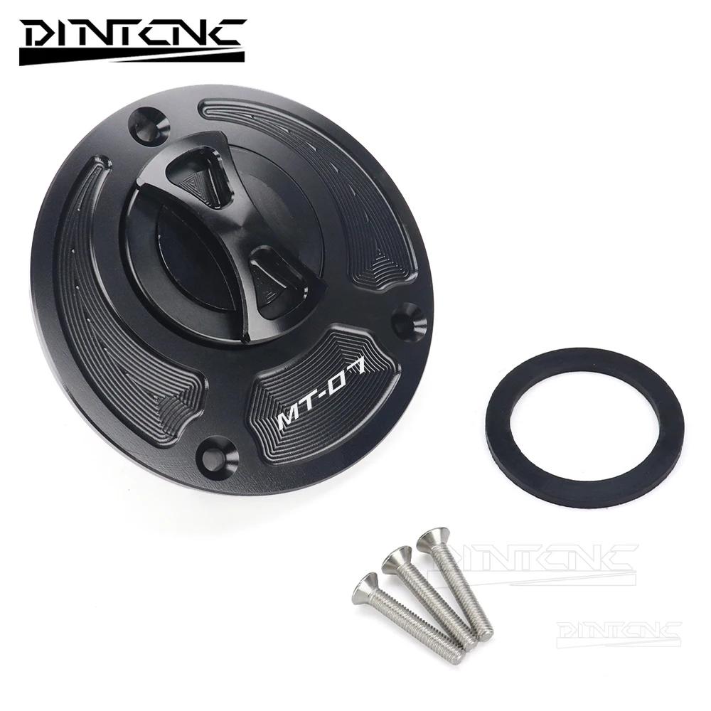 For YAMAHA MT07 MT09 SP MT10 MT03 FZ07 MT09SP MT10SP Keyless Motorcycle Accessories Fuel Gas Tank cap Cover CNC Aluminum