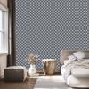 Dots Wallpaper, Gray Background, Gray Center, for Living Room and Bedroom, 50x1000