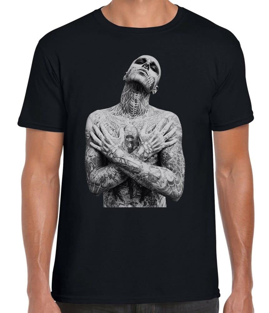 Tattoo Man Zombie BOY Cool Designer Funny Mens Unisex T Shirt