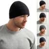 Ветрозащитные вязаные шапки-бини, теплая шапка-бини, высококачественная повседневная шапка, женская/мужская