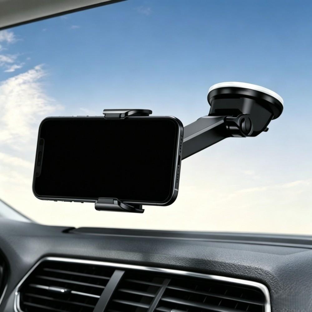 Rotate Car Phone Holder Suction Cup Clip Stand Phone Accessories Mobile Phone Bracket Car