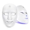 LED Photon Therapy Mask Red Blue Light Facial Device for Acne Wrinkle Reduction Rechargeable Anti-Aging Skincare for Home Use